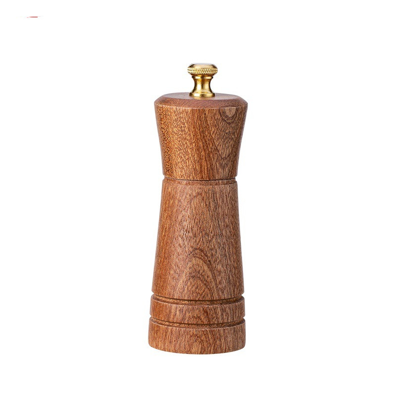 Title 5, Kitchen Household Manual Solid Wood Pepper Powd...