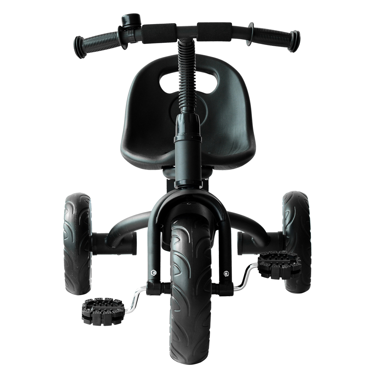 3-Wheel Indoor Outdoor Toddler Tricycle With Bell For Recreation Ride-On Black Com