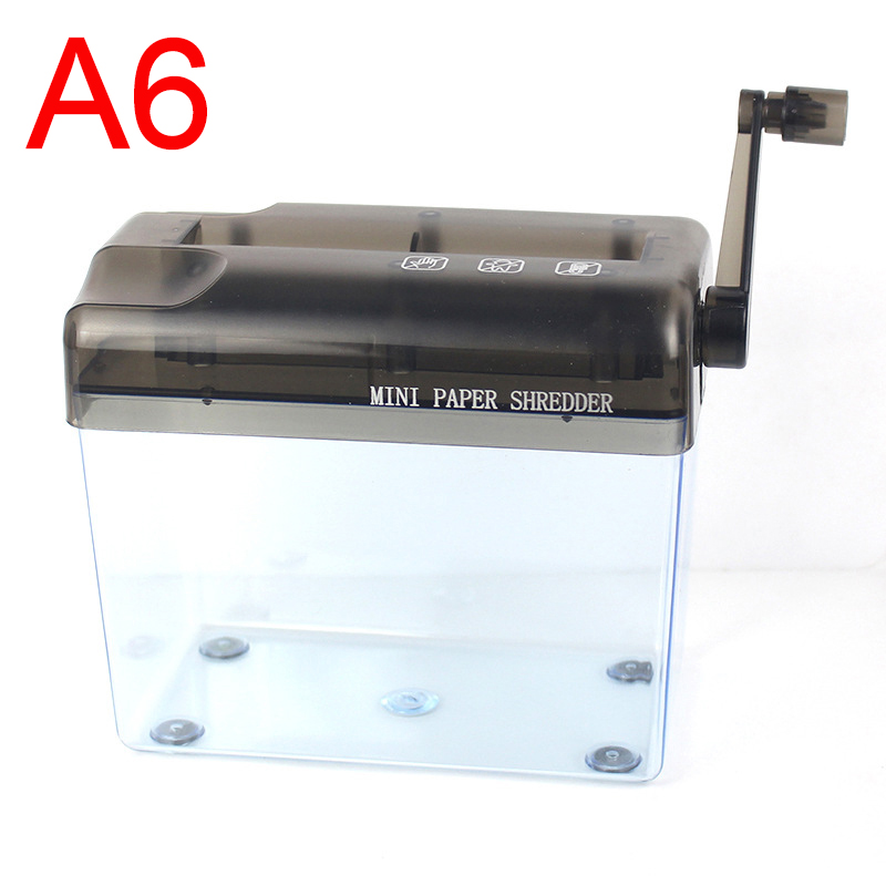 Portable A6 A4 Paper Hand Shredder Manual Straight Cut Home Office — image 4
