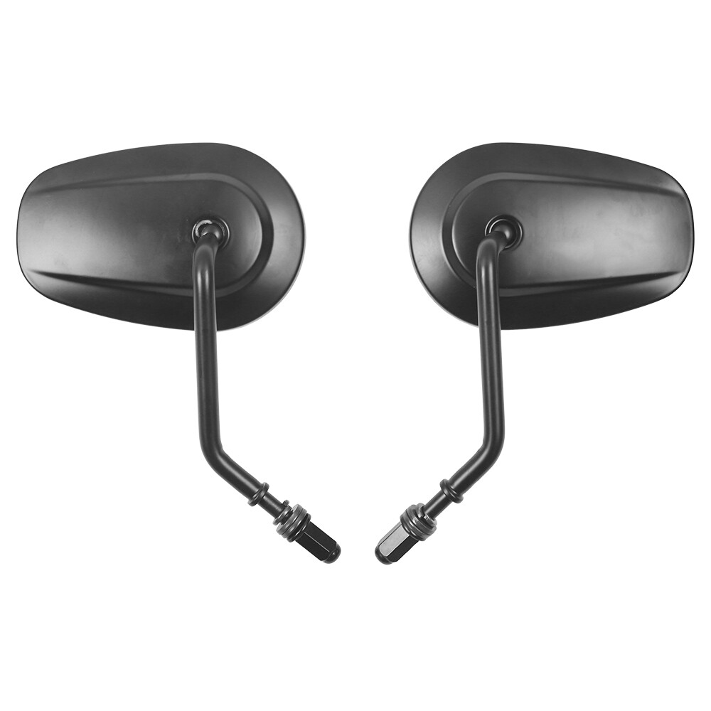 Motorcycle Rearview Mirrors Black For Sportster XL 1200 Iron 883 — image 2