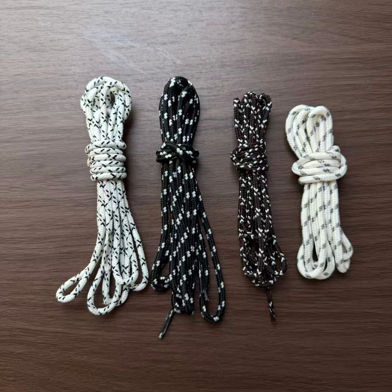 16-Spindle Round Dot-Pattern Braided Shoelaces