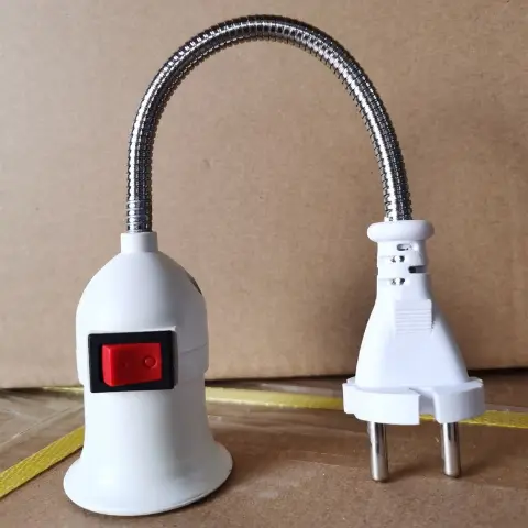 Household E27 Screw Universal Hose Lamp Holder Wiring Free
