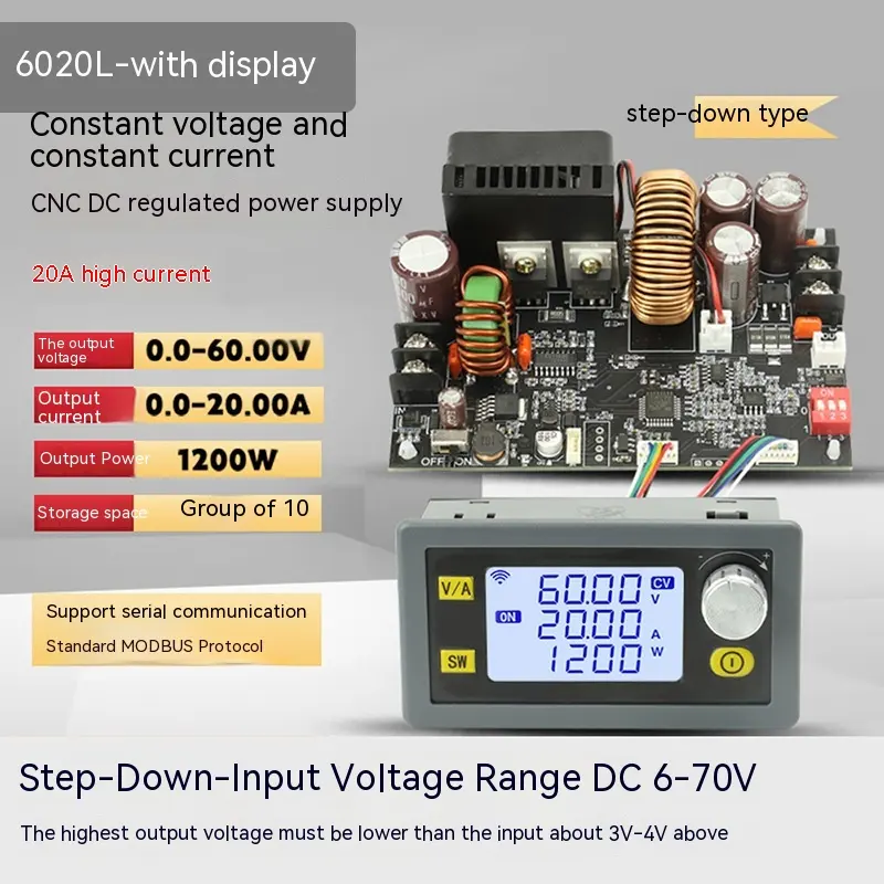 Adjustable Voltage Reduction Power Supply Module DC