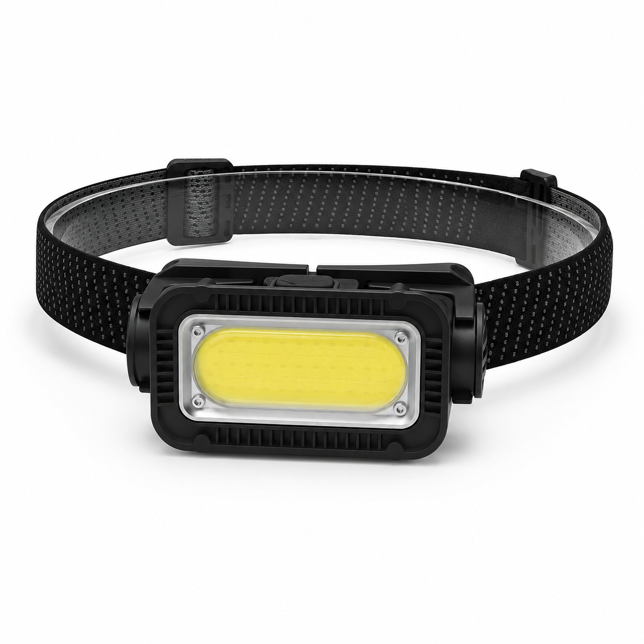 Rechargeable Type C Waterproof COB LED Headlamp K371 Black 300LM For Camping Hiking Work Headlight