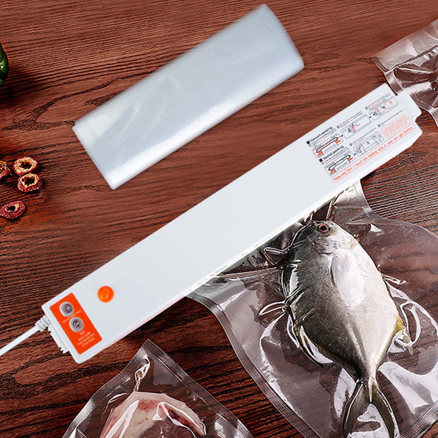 Electric Vacuum Sealer Machine Household Automatic Food Vacu view 13