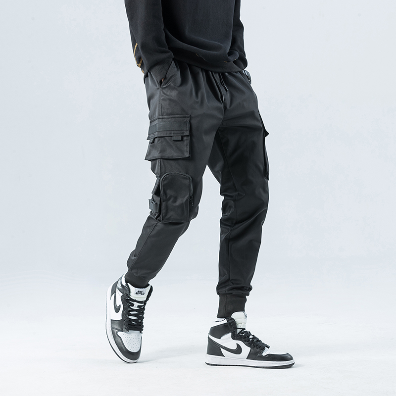 Title 6, Multi-pocket Drawstring Pants Men