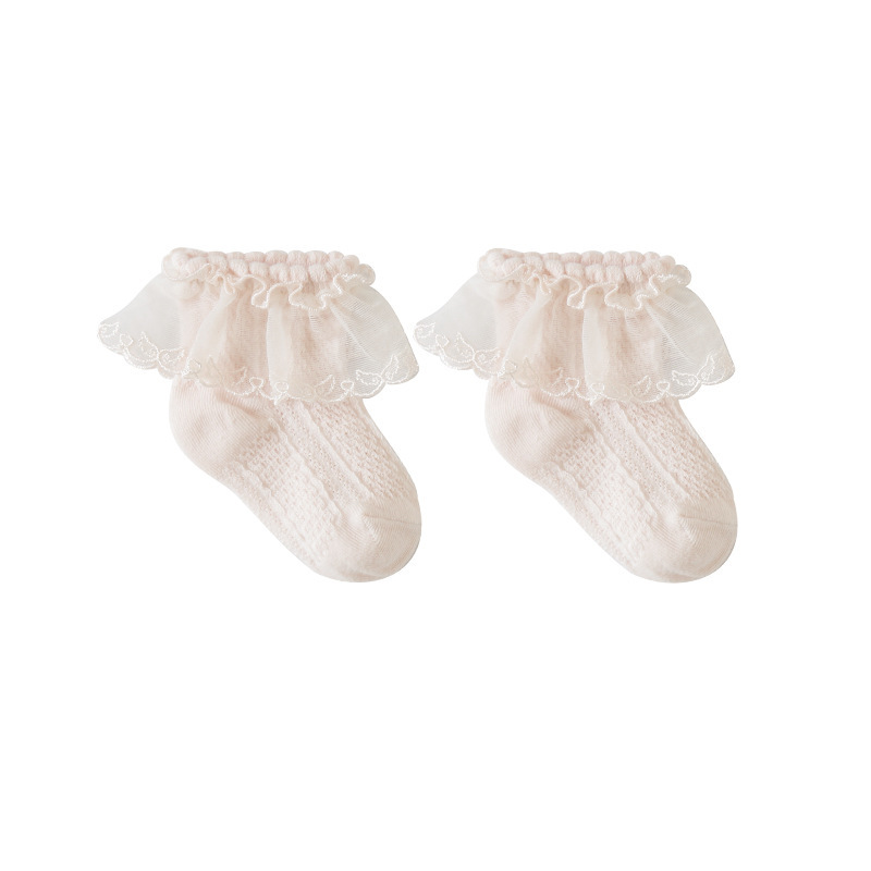 Title 2, Chaussettes en maille pour enfants en coton car...