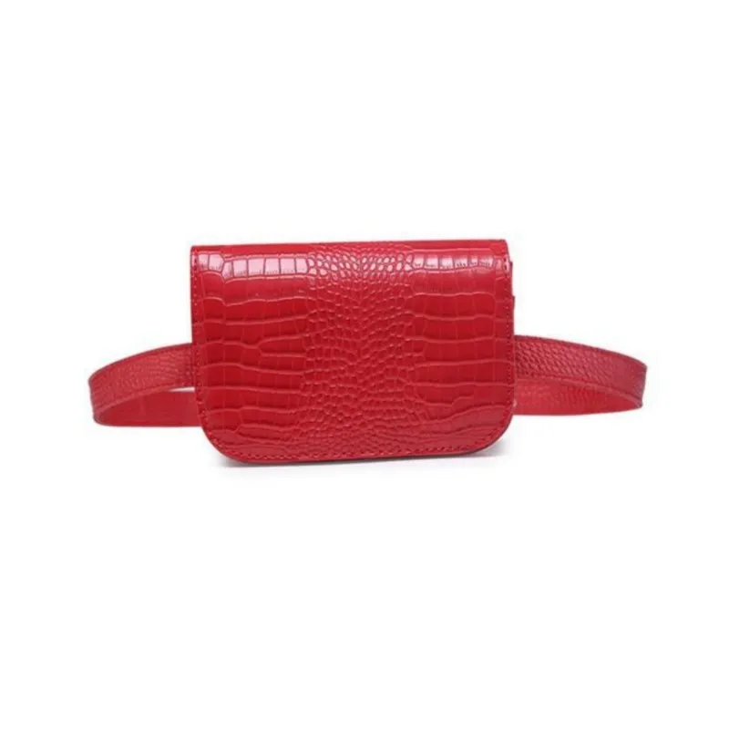 Jewelry shopping guide waist bag casual waist bag - Red
