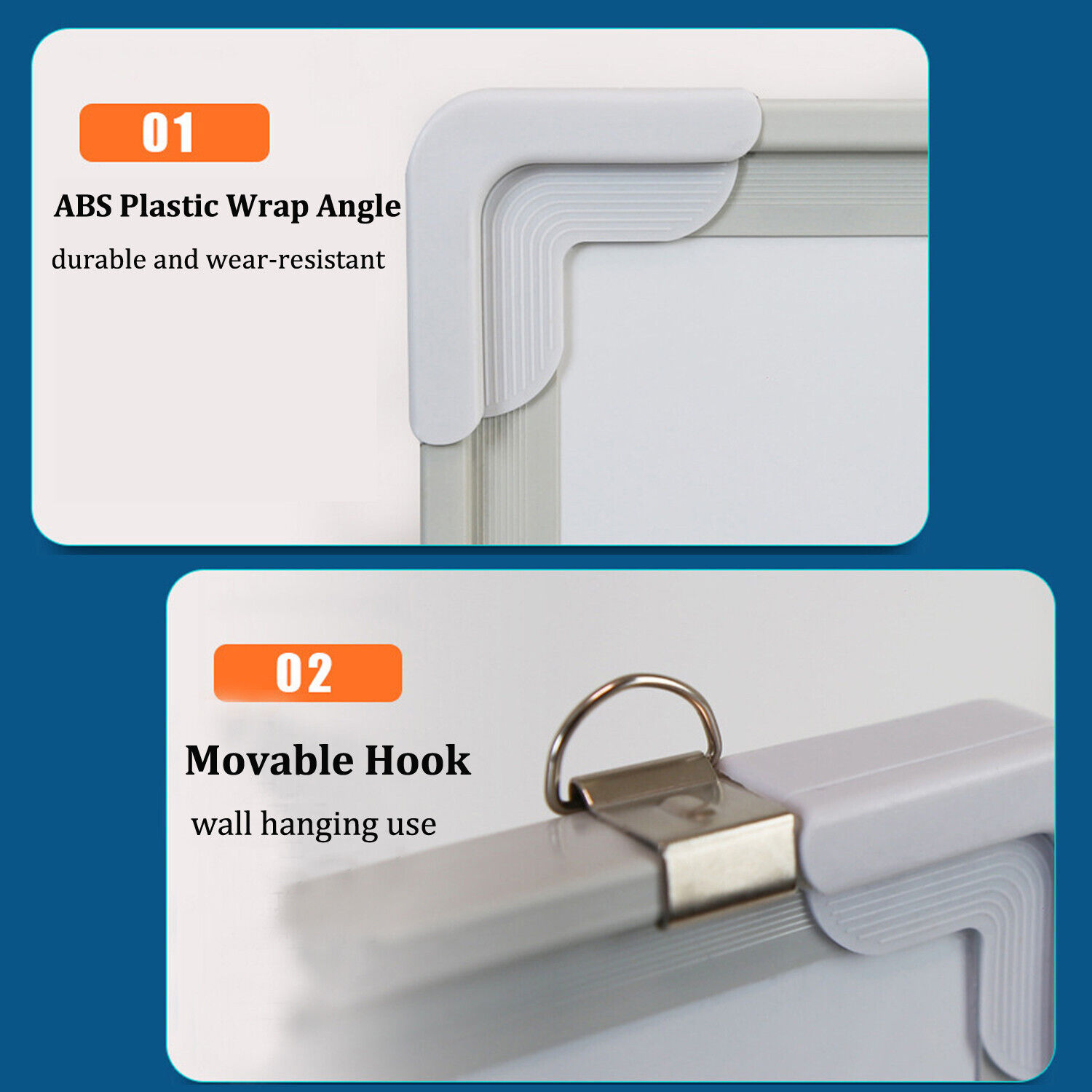 MAGNETIC WHITEBOARD SMALL LARGE WHITE BOARD DRY WIPE NOTICE OFFICE SCHOOL HOME