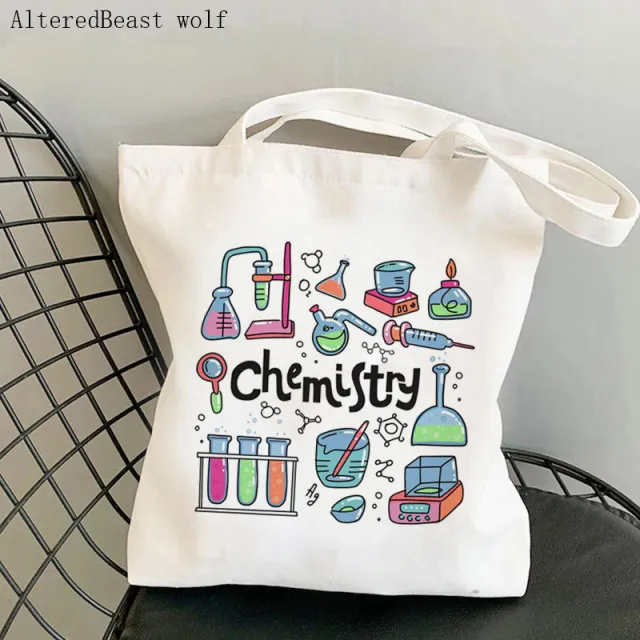 Canvas Tote Bag Pattern Environment friendly Shopping Large Capacity 1 Style - Shop at LoveMi
