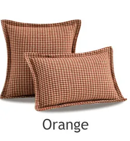 Living Room Luxury Sofa Waist Pillow Orange - Shop at LoveMi