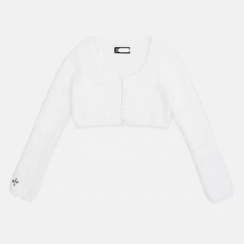 Women's Mink Wool Jacquard Knit Sweater