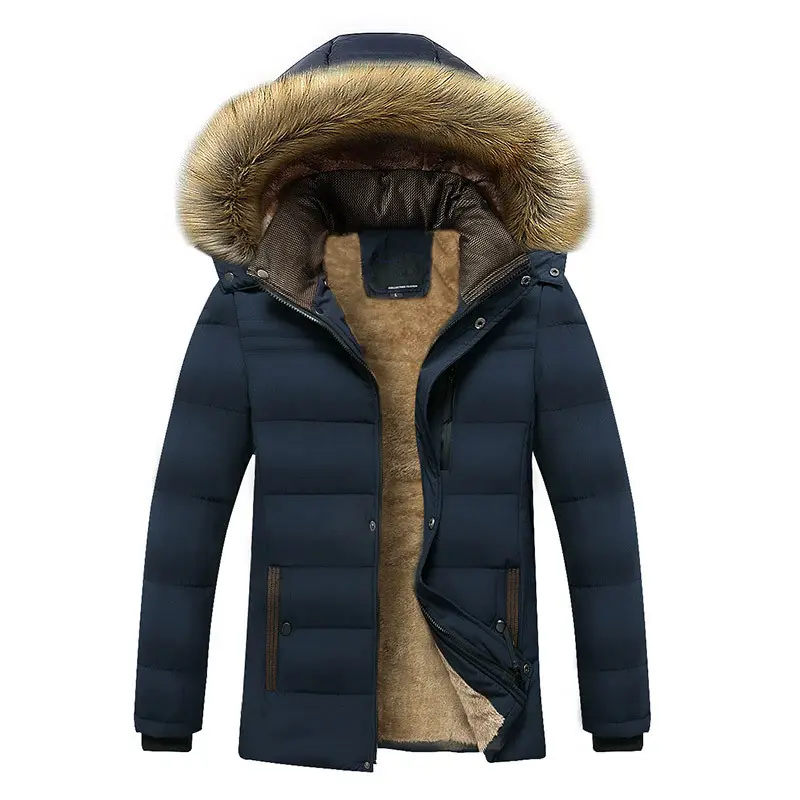 Men's Cotton-padded Jacket Plus Velvet Thick Autumn