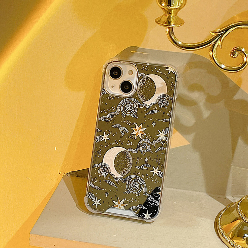 Suitable For IPhone13 Mobile Phone Shell Star And Moon Line - Image 4