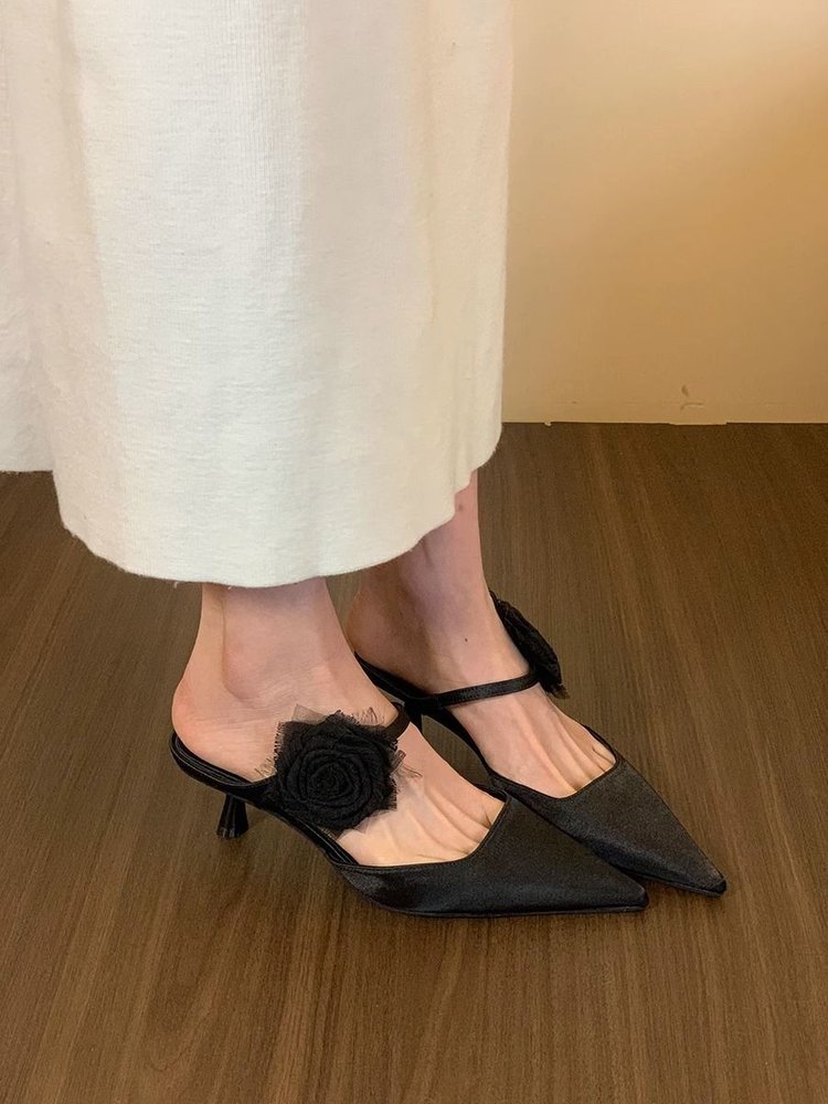 Closed Toe High Heel Mules, picture 5 of 5