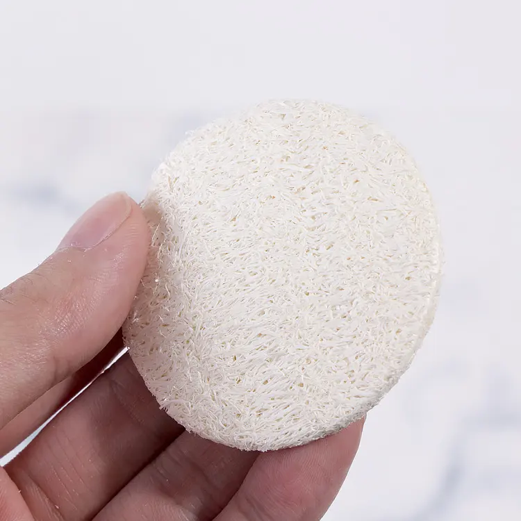 Scrubbing Exfoliating Loofah Round Reusable Makeup Skin Care Facial
