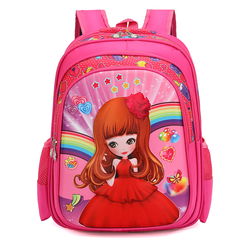 Title 1, Childrens Cartoon Backpack Car Kindergarten Li...