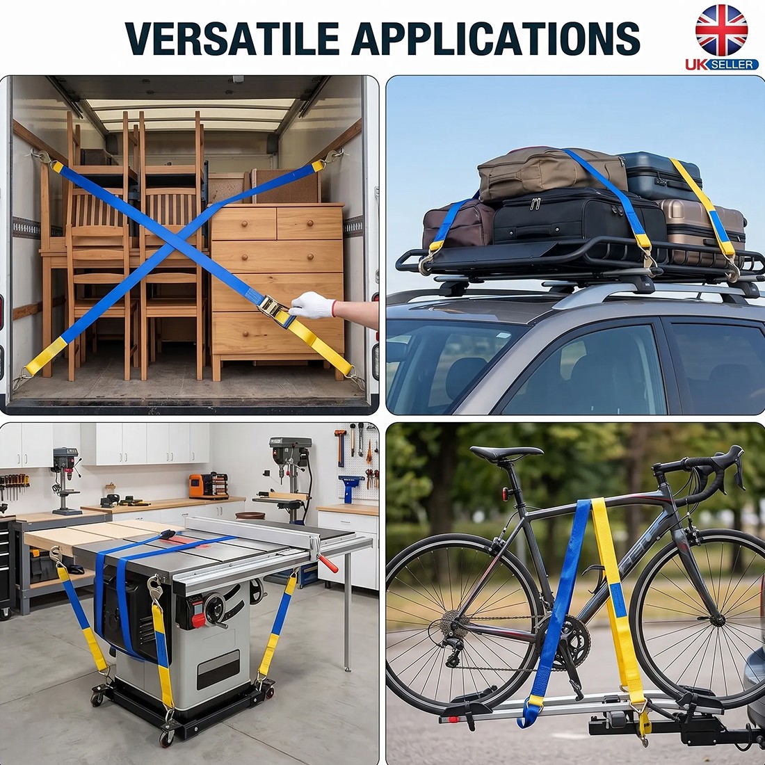 Winching Assistance Straps Webbing Winch Brother 5000KG 5T Vehicle Recovery Tool — image 10