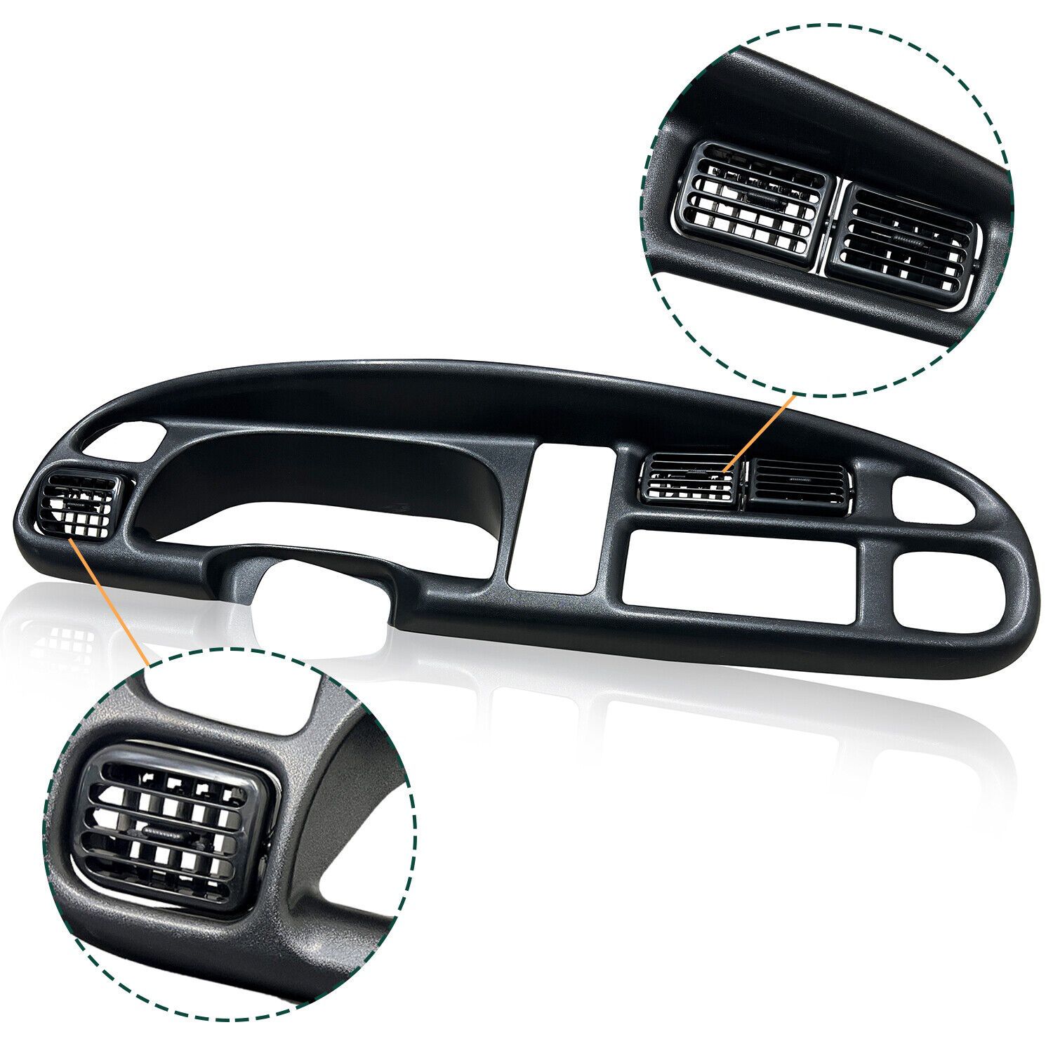 Dash Pad Cover Dashboard W-Vents For Dodge Ram 1500 Dodge Ram 2500 Dodge Ram — foto 5