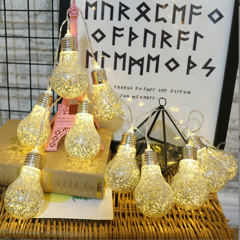 Snow LED Globe String Lights — 6.5 ft