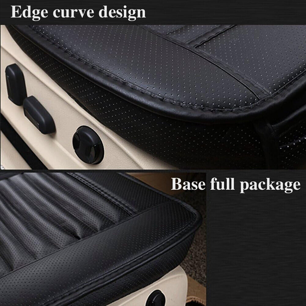 1Pcs 3D Car Front Seat Cover Pad Full Surround PU Leather Chair Cushion Mat 4
