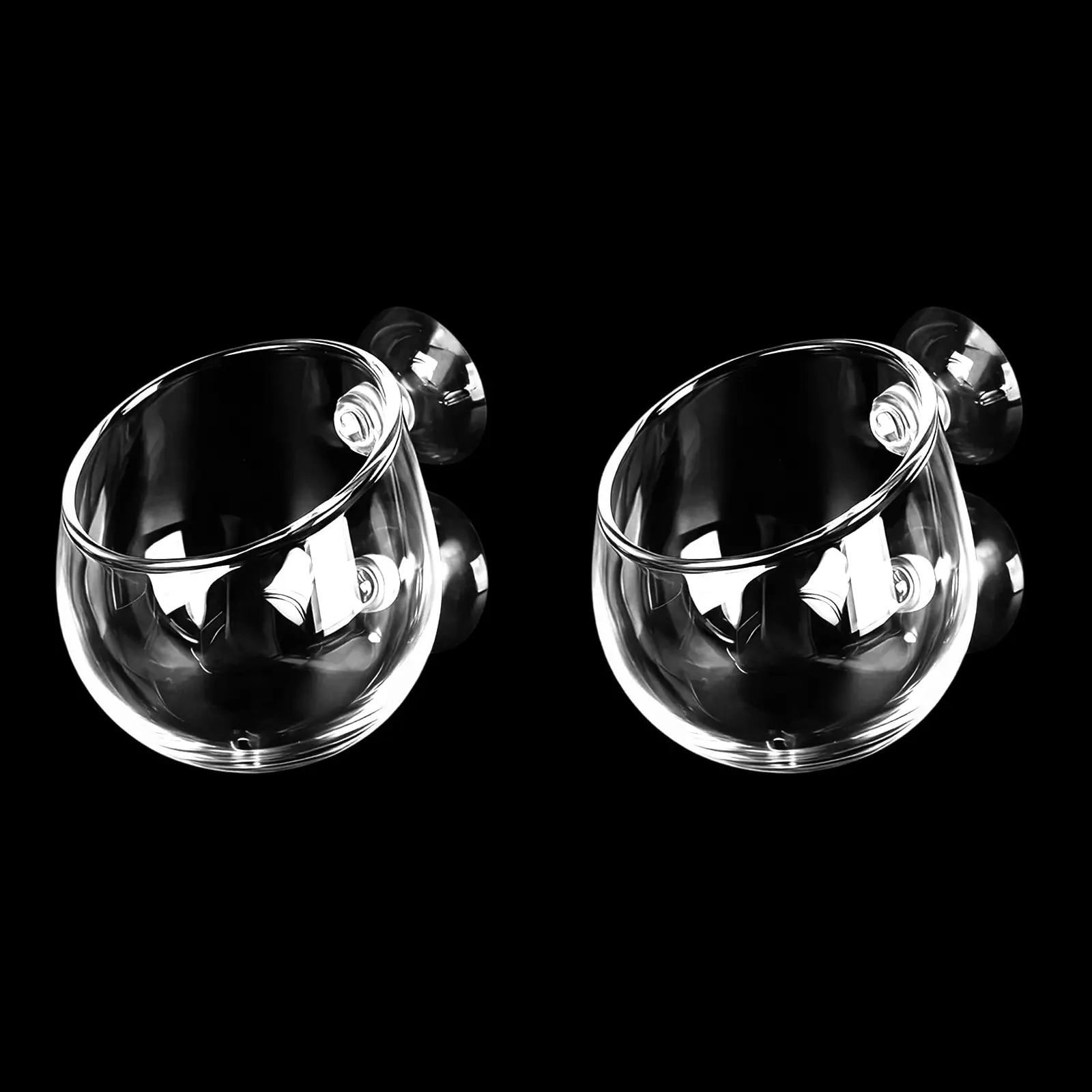Glass Aquarium Plant Pot
