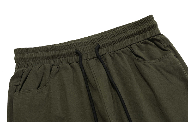 Title 8, Japanese Retro Multi-pocket Loose Cargo Trousers