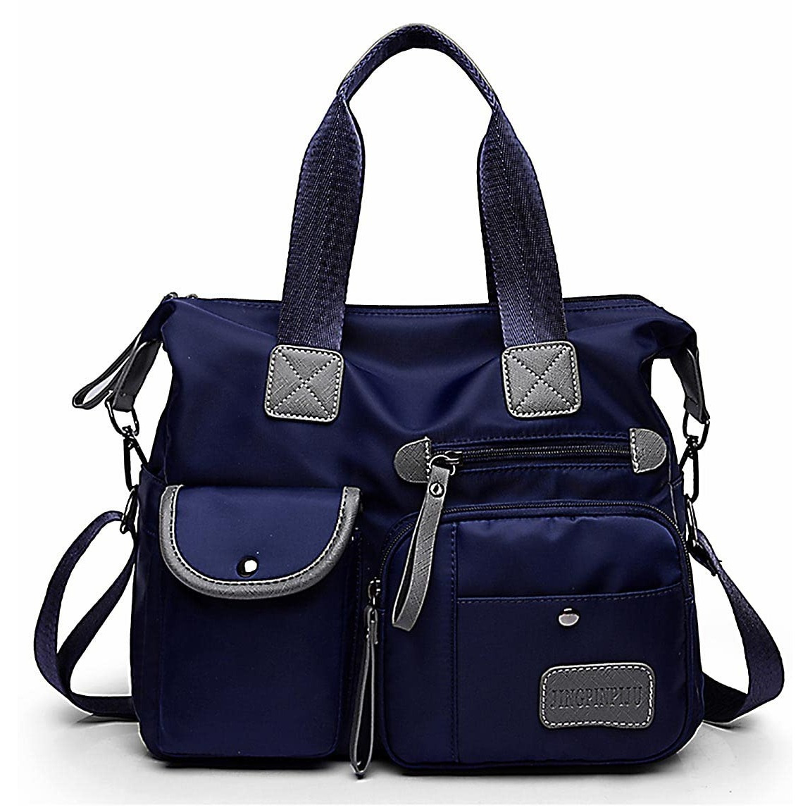 Tote Bag For Women, Multi Pockets Shoulder Handbag, Nurse Bag For Work, Large Cr