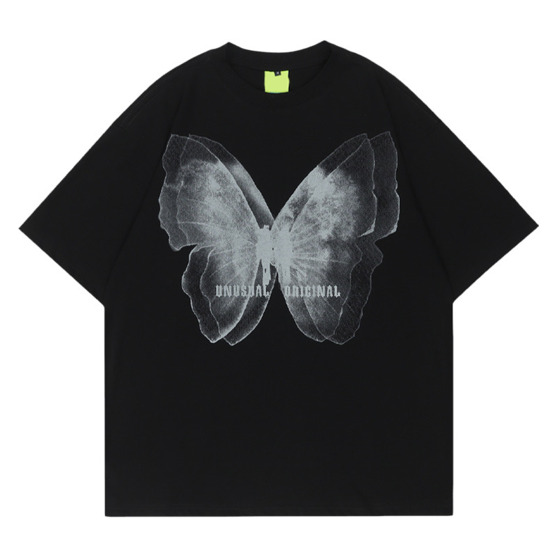 Title 2, Camiseta masculina oversize com estampa de borb...