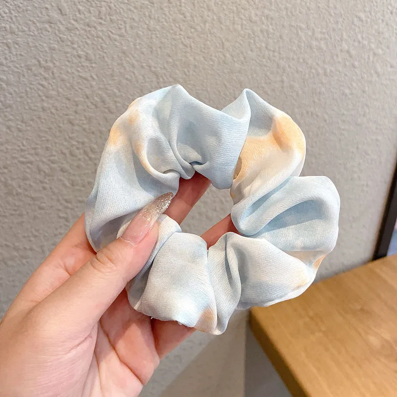 Tie The Head Rubber Band Hair Rope - Blue