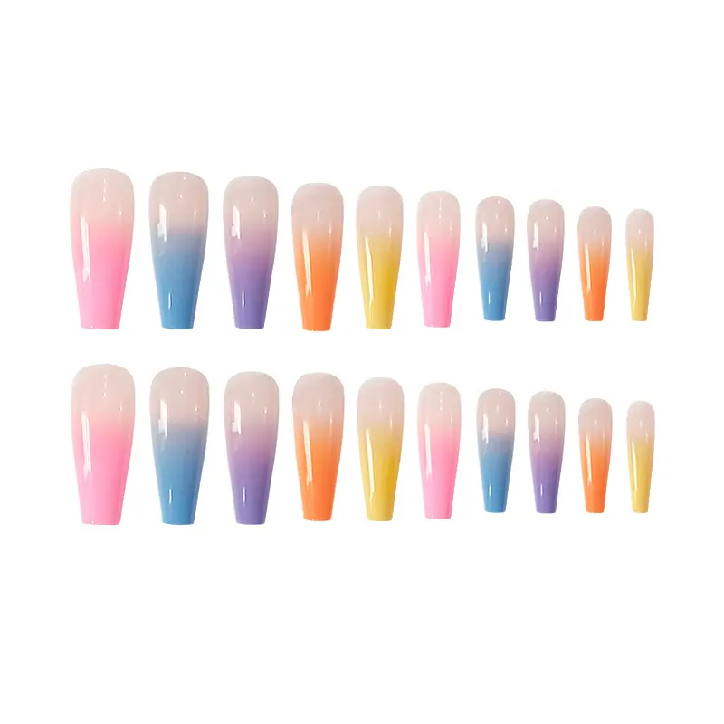 Flat Head Nail Fake Patch Wear Manicure Finished Product