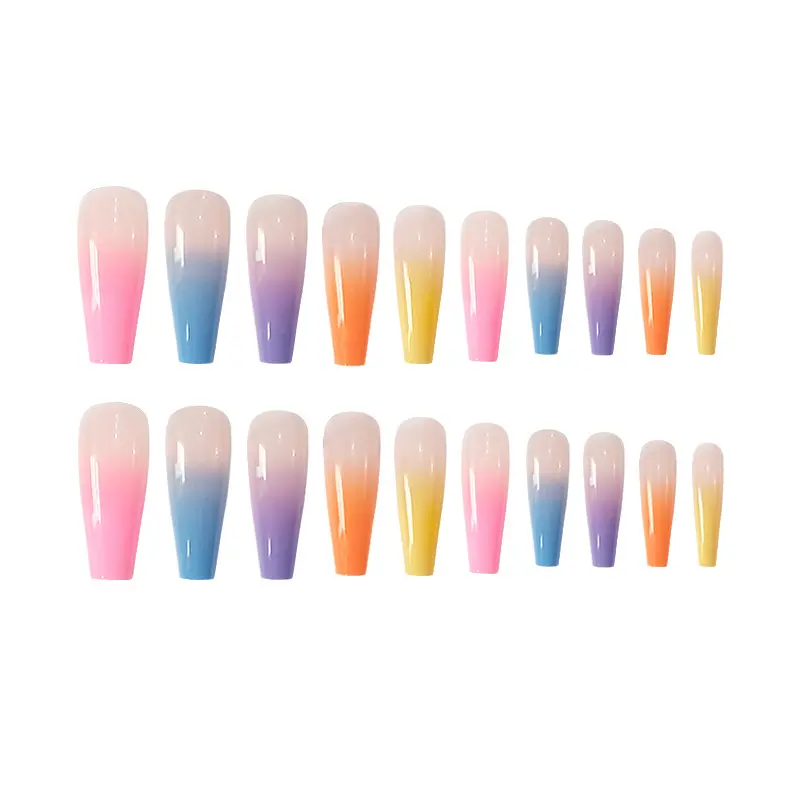 Flat Head Nail Fake Patch Wear Manicure