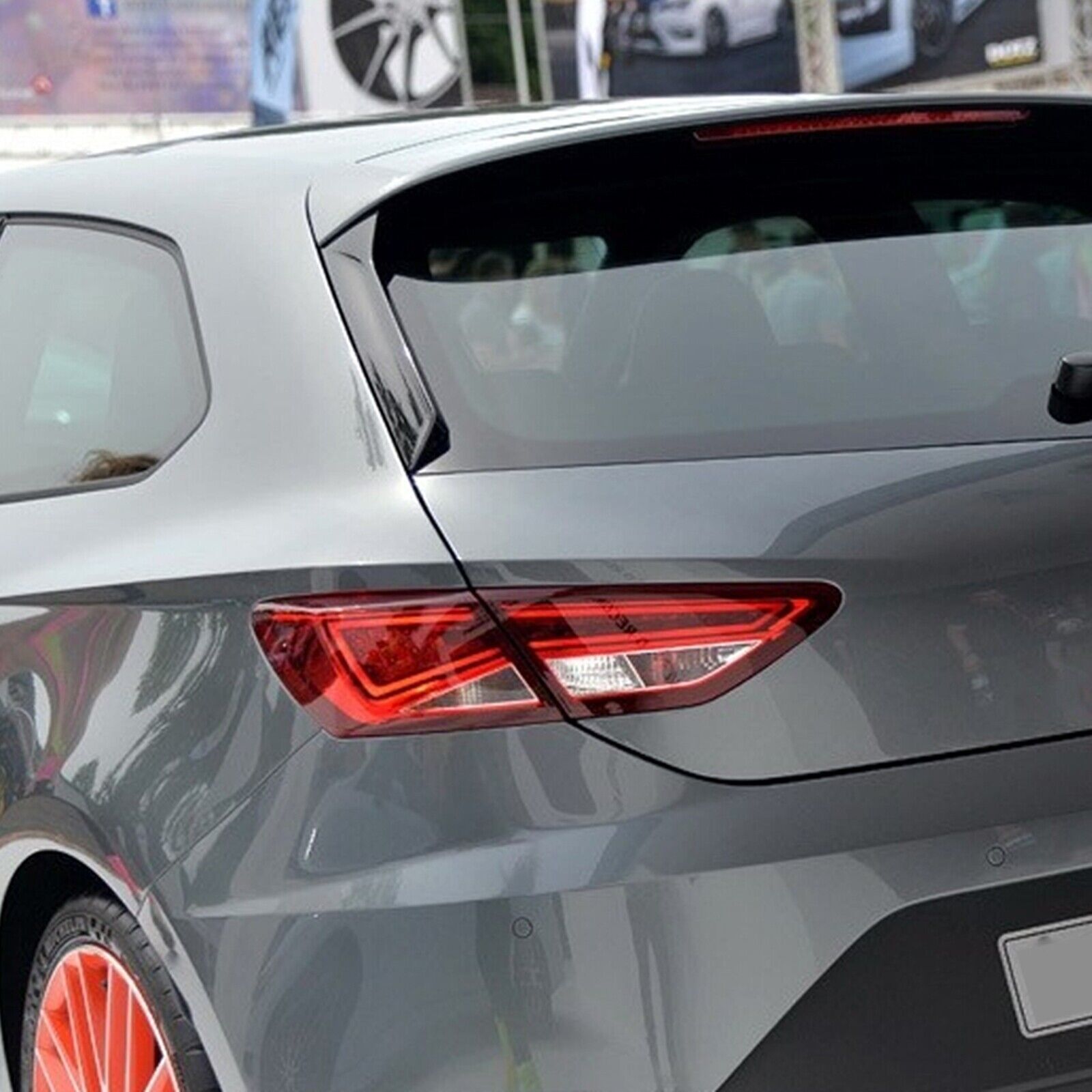 Black Carbon Fiber Rear Side Spoiler Wing Kit For Seat FR MK3 MK3.5 -21 — image 4