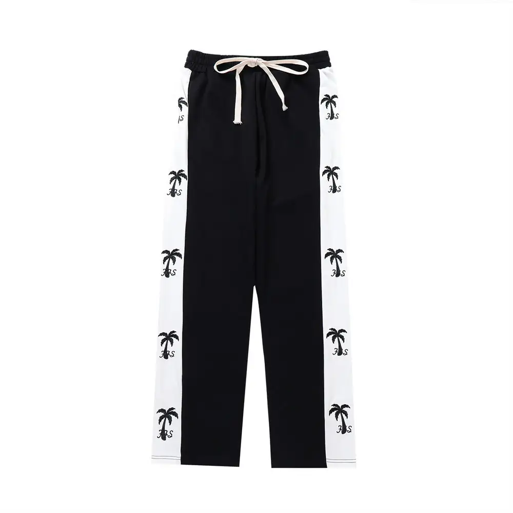 Men's Thin Contrast Color Patchwork Casual Sports Pants