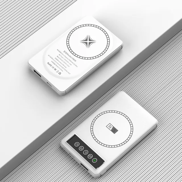 Magnetic Suction Wireless Fast Power Bank PD18W Fast Charging White - Shop at LoveMi