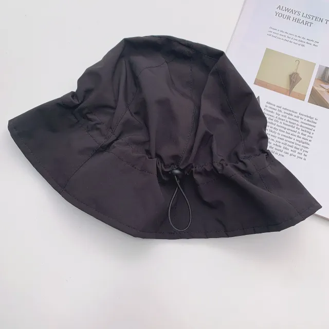 Fisherman Hat Women Summer Thin Elastic Band Quick drying Foldable Black - Shop at LoveMi