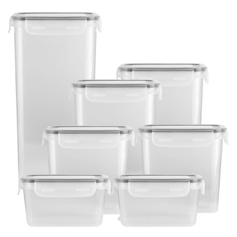 7XContainers Airtight Food Storage Kitchen Accessories Cereal Tub Lid Stackable — image 5