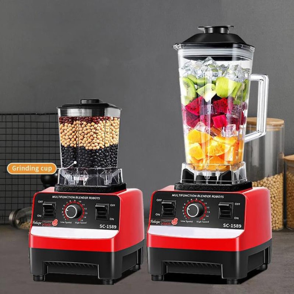 Commercial Blender 2xCups Food Processor Mixer Smoothie Juicer Ice Crusher Home — image 12