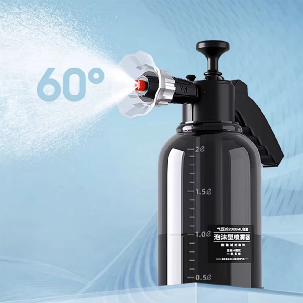 2L Portable Car Wash Foam Sprayer Manual Pneumatic Foam Spray Bottle Thickened High Pressure Explosion Proof Super Foam — foto 6