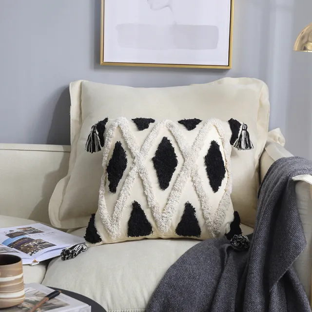 North European Style Moroccan Sofa Pillow Cover Little Haig - Shop at LoveMi