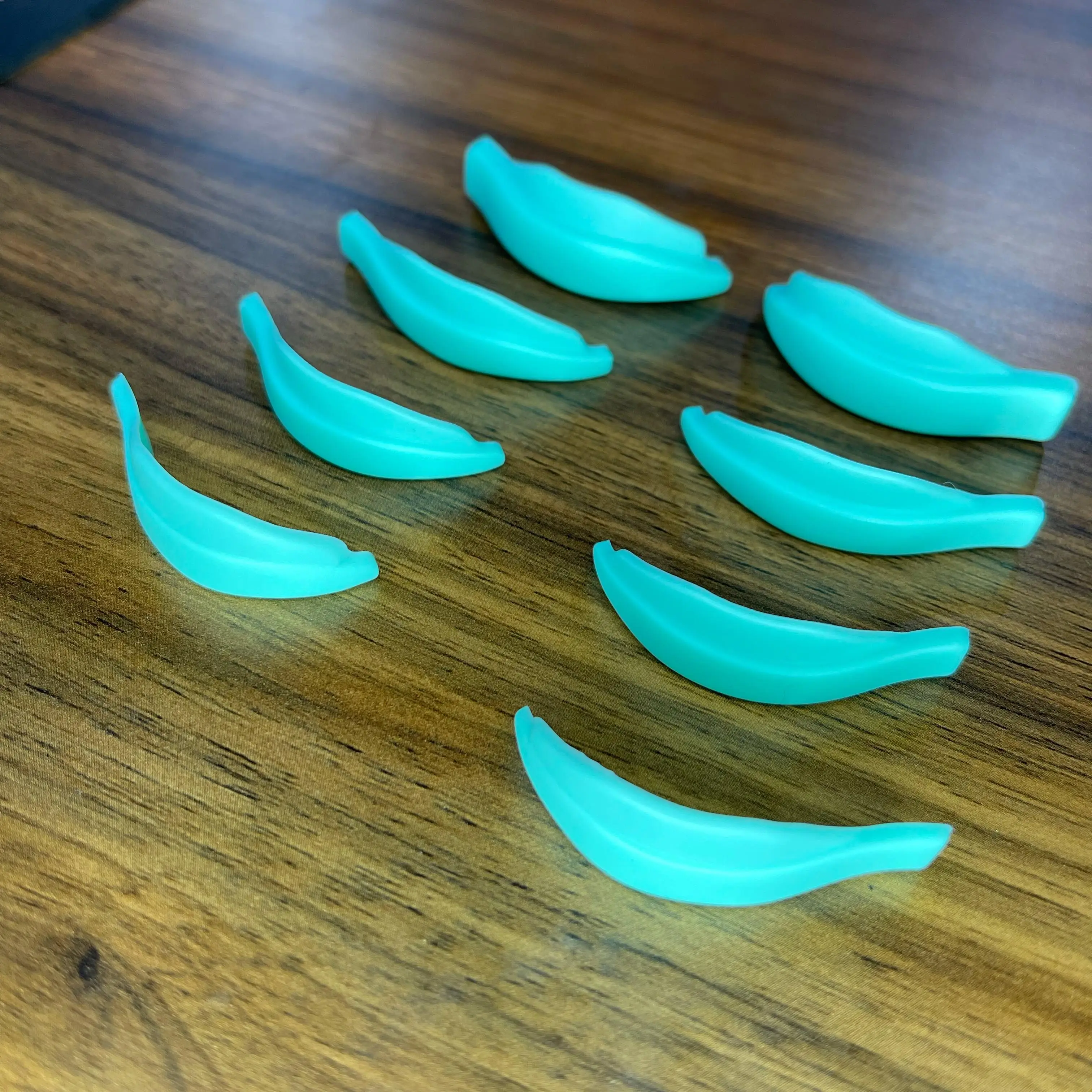 7 Pairs Of Silicone Pad Aids For Eyelash Curling