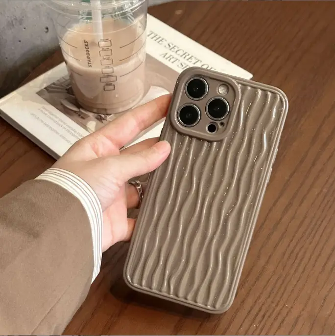 Water Ripple Soft Silicone Glossy Phone Case