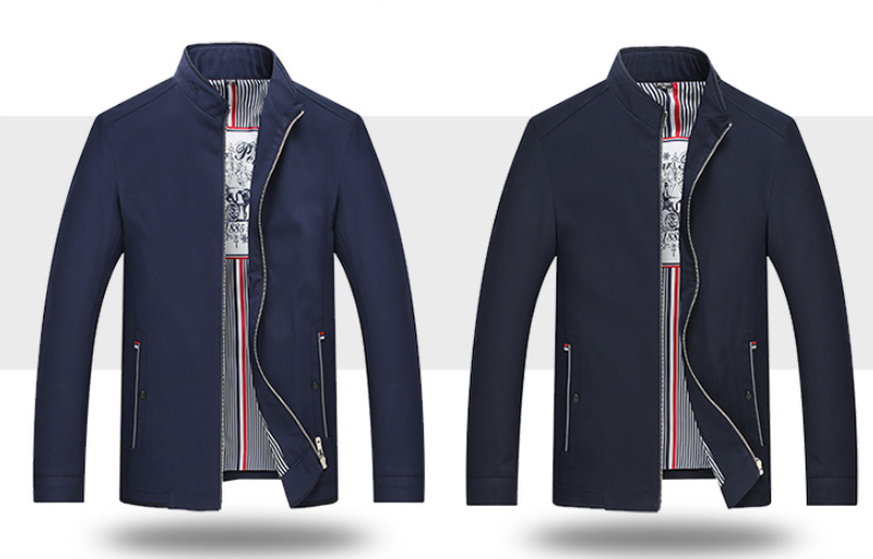 Business Casual Men's Stand Collar Jacket