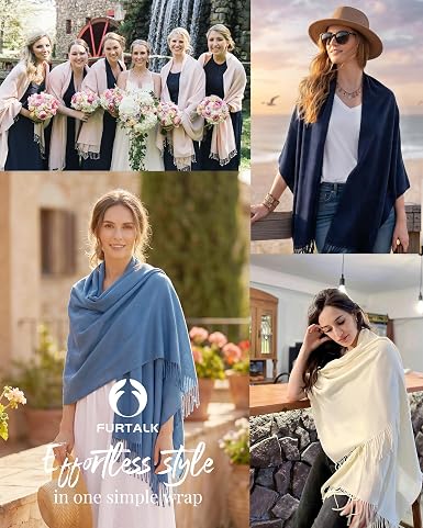 Women's Soft Shawl Wrap Scarf For Wedding, Travel And Evening Wear 2