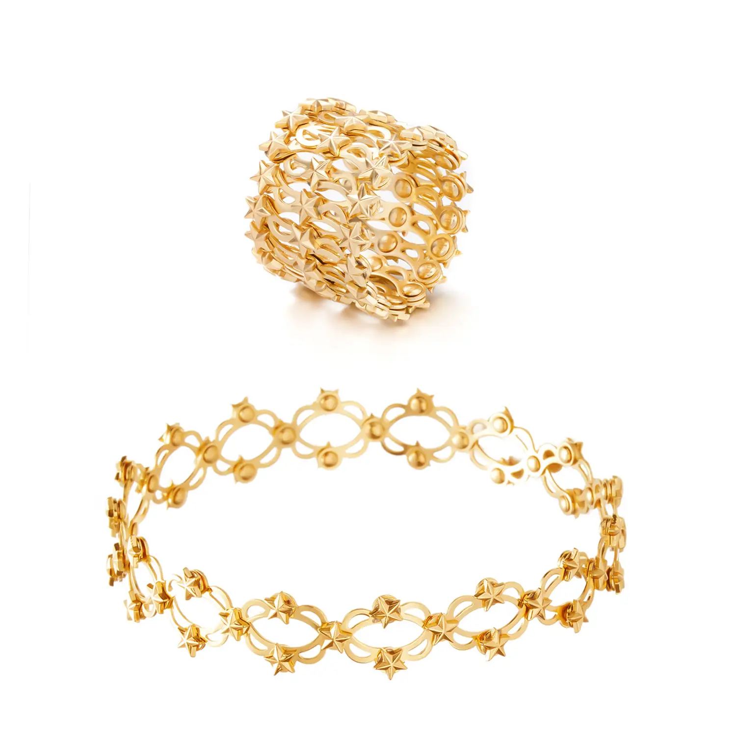 Creative Magic Stretch Ring Transformable Copper Bracelet