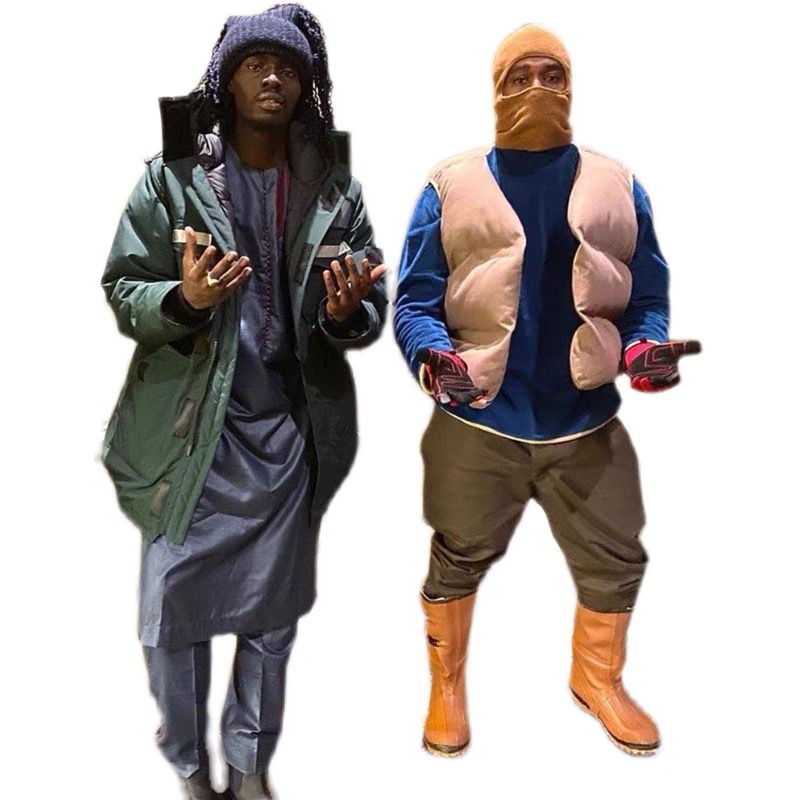 Loose Couples Wear Two-sided Vests In Autumn And Winter