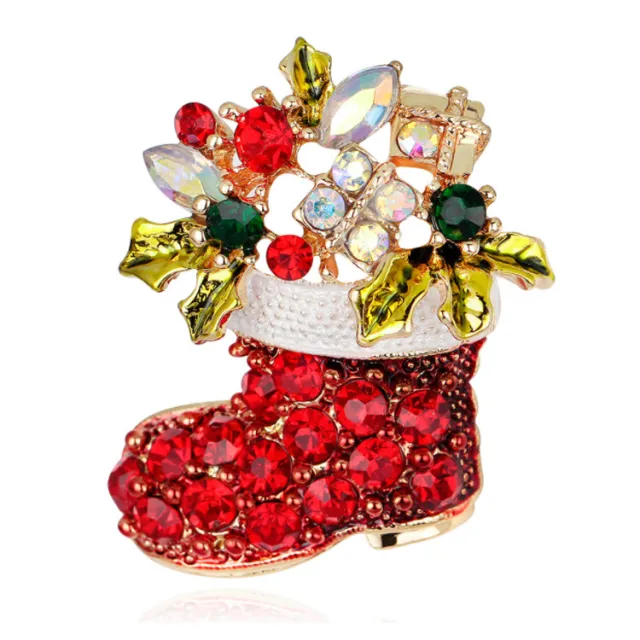 Boots Snowman Sleigh Bell Penguin Brooch - Shop at LoveMi