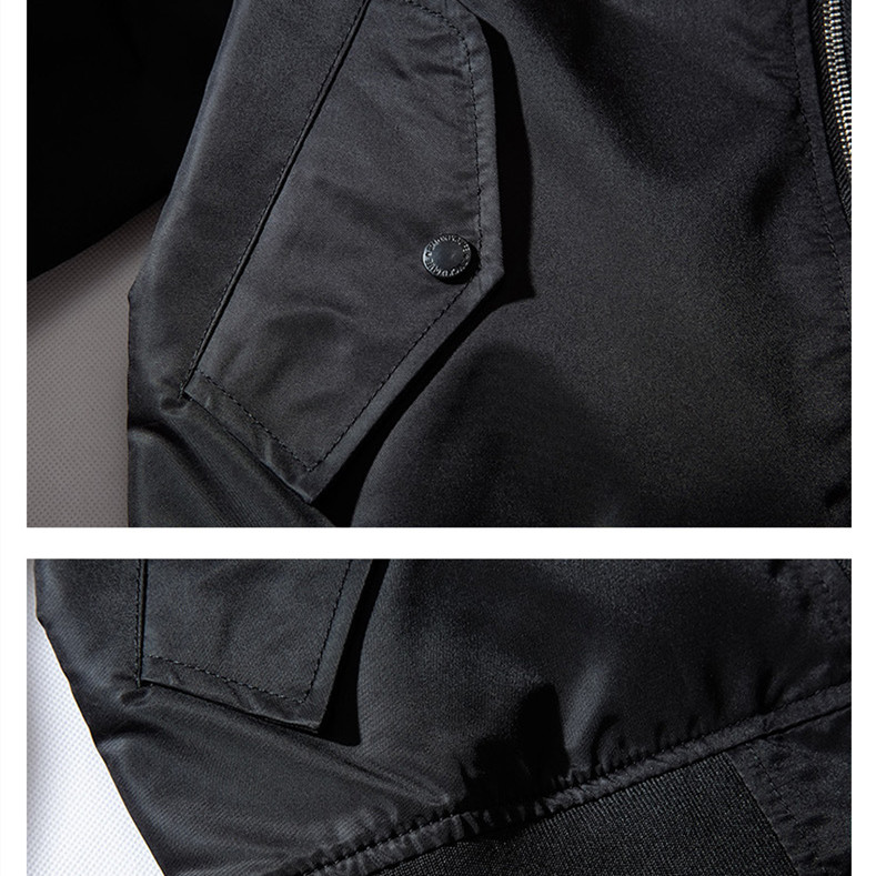 Men's Dragon And Tiger Embroidery Jacket Air Force Jacket