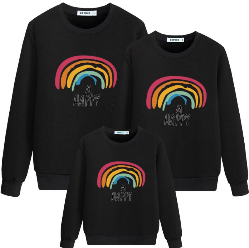 Sweater Parent-child Wear Terry Round Neck Pullover Casual Wear