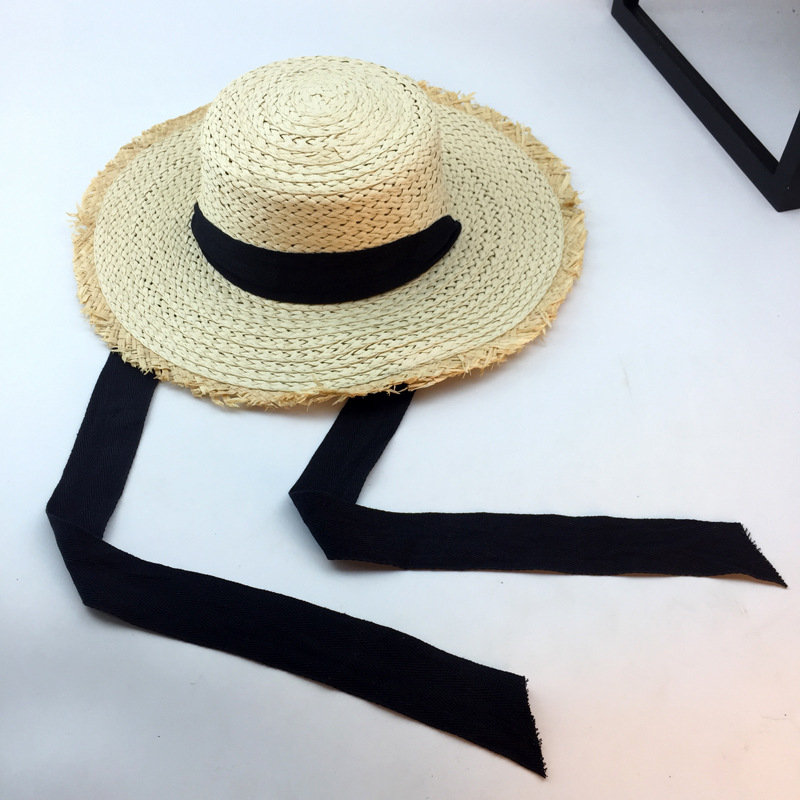 Straw Straw Hat Outdoor Ladies Sunscreen Beach